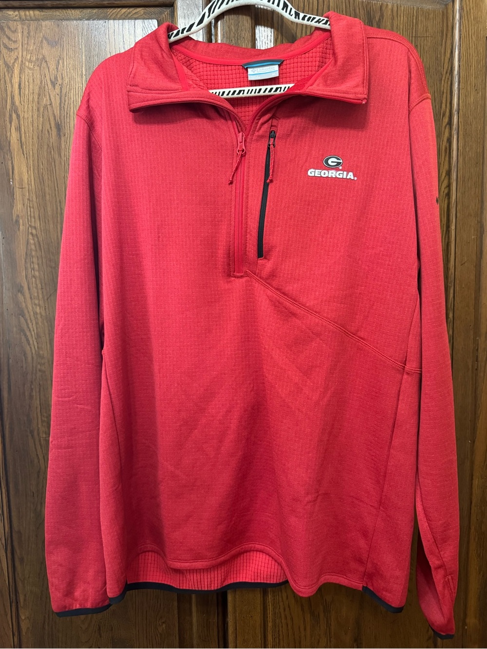 Georgia Bulldogs Red Quarter-Zip Pullover